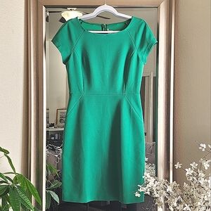 J. Crew Green Midi Dress